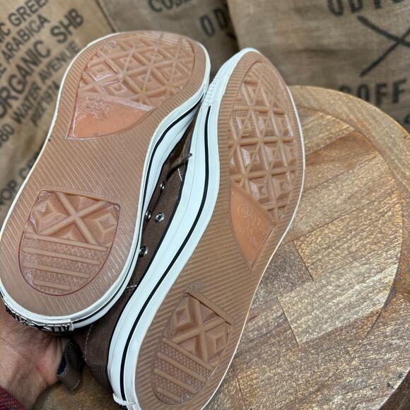 Converse Brown Genuine Suede Berkshire Sneaker Chuck Taylor Shoes Mens 11 - Picture 8 of 8